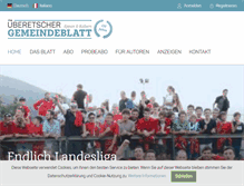 Tablet Screenshot of gemeindeblatt-notiziario.eu